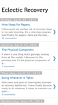 Mobile Screenshot of eclecticrecovery.blogspot.com