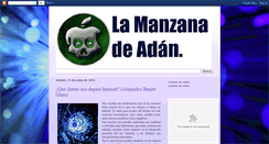 Desktop Screenshot of la-manzana-de-adan.blogspot.com