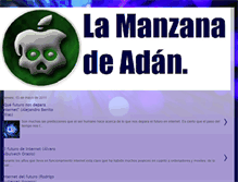 Tablet Screenshot of la-manzana-de-adan.blogspot.com