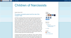 Desktop Screenshot of childrenofnarcissists.blogspot.com