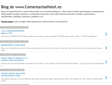 Tablet Screenshot of blogcomentarioshotel.blogspot.com