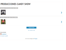 Tablet Screenshot of candy-show.blogspot.com