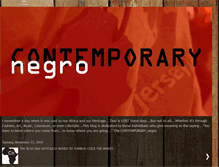 Tablet Screenshot of contemporarynegro.blogspot.com