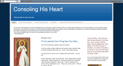 Desktop Screenshot of consolinghisheart.blogspot.com