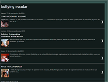 Tablet Screenshot of lorena-bullying-escolar.blogspot.com