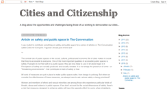 Desktop Screenshot of citiesandcitizenship.blogspot.com