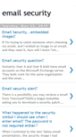Mobile Screenshot of email-security31.blogspot.com