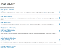 Tablet Screenshot of email-security31.blogspot.com