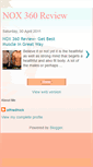 Mobile Screenshot of nox360review.blogspot.com