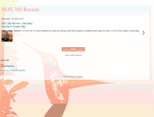 Tablet Screenshot of nox360review.blogspot.com