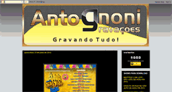 Desktop Screenshot of antognonigravacoes.blogspot.com