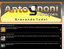 Tablet Screenshot of antognonigravacoes.blogspot.com