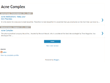 Tablet Screenshot of acnecomplexes.blogspot.com