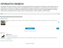 Tablet Screenshot of drabecki.blogspot.com