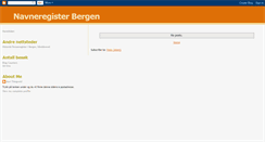 Desktop Screenshot of nr-bergen-hordaland.blogspot.com