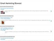 Tablet Screenshot of emailmarketingblowout.blogspot.com