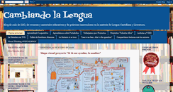 Desktop Screenshot of lenguayliteraturadp.blogspot.com