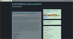 Desktop Screenshot of euphorbiassuculentas.blogspot.com