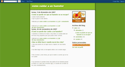 Desktop Screenshot of comocuidarunhamster.blogspot.com