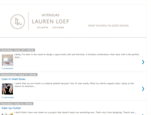 Tablet Screenshot of laurenloef.blogspot.com