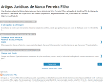Tablet Screenshot of advogadomarcoferreirafilho.blogspot.com