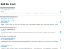 Tablet Screenshot of bestdogguide.blogspot.com