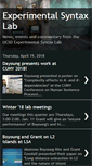 Mobile Screenshot of experimentalsyntax.blogspot.com