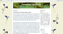 Desktop Screenshot of feedingcreativity.blogspot.com