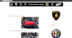 Desktop Screenshot of italianmotorexpo.blogspot.com