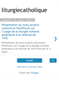 Mobile Screenshot of liturgiecatholique.blogspot.com