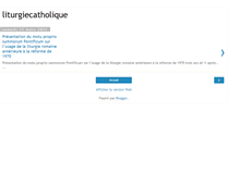 Tablet Screenshot of liturgiecatholique.blogspot.com