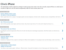 Tablet Screenshot of clivesiphone.blogspot.com