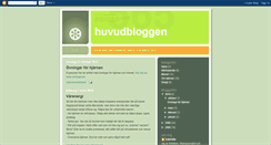 Desktop Screenshot of huvudbloggen.blogspot.com