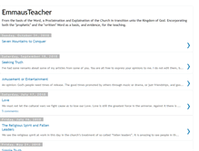 Tablet Screenshot of emmausteacher.blogspot.com