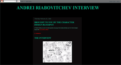 Desktop Screenshot of andrei-riabovitchev-interview.blogspot.com