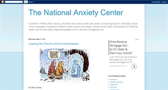 Desktop Screenshot of nationalanxietycenter.blogspot.com