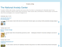 Tablet Screenshot of nationalanxietycenter.blogspot.com