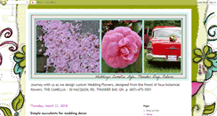 Desktop Screenshot of camelliasdreamweddings.blogspot.com