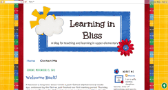 Desktop Screenshot of learninginbliss.blogspot.com