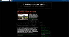 Desktop Screenshot of itsurfaceddownunder.blogspot.com