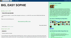 Desktop Screenshot of bigeasysophie.blogspot.com