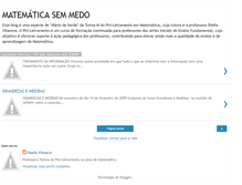 Tablet Screenshot of matematicasemmedo.blogspot.com