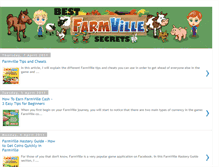 Tablet Screenshot of bestfarmvillesecrets.blogspot.com