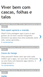 Mobile Screenshot of cascasfolhasetalos.blogspot.com