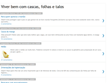 Tablet Screenshot of cascasfolhasetalos.blogspot.com