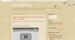 Desktop Screenshot of financeclass.blogspot.com