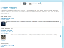 Tablet Screenshot of modernartists.blogspot.com