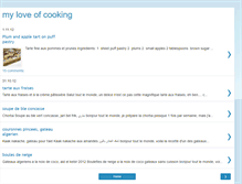 Tablet Screenshot of myloveofcooking.blogspot.com