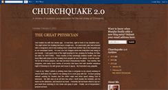 Desktop Screenshot of churchquake2point0.blogspot.com