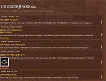 Tablet Screenshot of churchquake2point0.blogspot.com